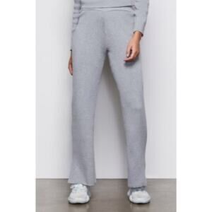 Good American Palazzo Lounge Side Slit Pants NWT